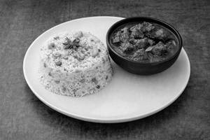 Ghee Rice With Malabar Beef Curry
