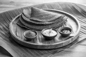 Onion ragi dosa
