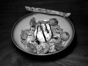 Zesty Tomato Burrata Salad
