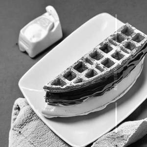 Pink Waffy Choco Waffle