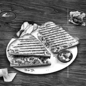 Chicken . Cheese  Chilli Toast