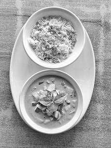 Veg Thai Curry With Rice