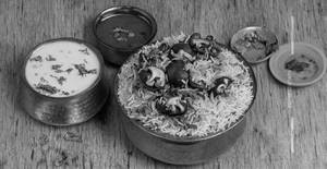 Tandhoori Mushroom Biryani