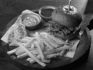 Crispy Oyster Mushroom Melt Burger