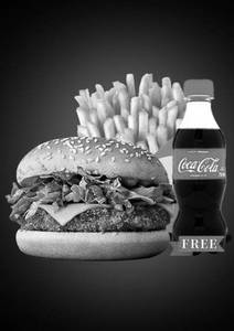 Gabru Paneer Burger + Fries + Coke -