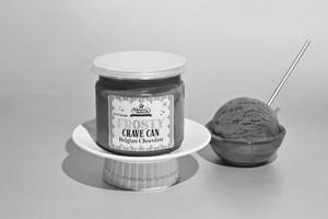 Belgian Chocolate Ice Cream Can