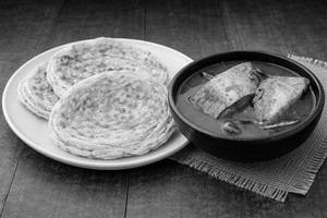 3 Paratha & Fish Curry Combo (ayala)