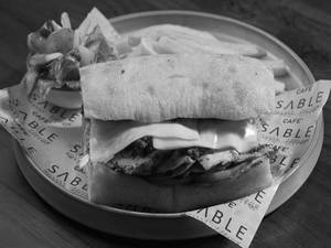 Grilled Chicken & Double Pesto Sandwich