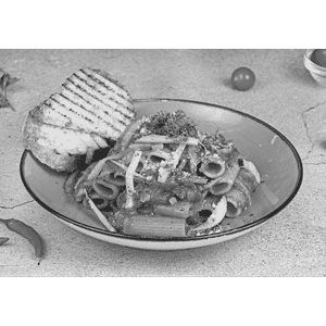 Rigatoni all’Arrabbiata with Zucchini