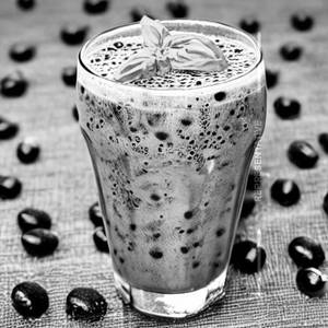 Black Grape Basil Seed Drink