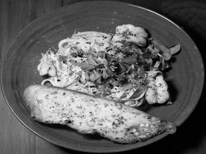 Prawns Linguine