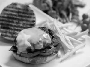 Chickpea & Beet Burger