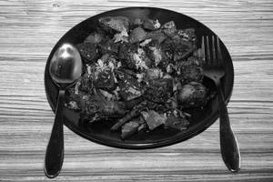 Smoke Beef Garlic Fry