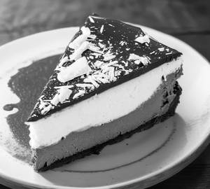 Delicious chocolate cheesecake