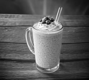 Blueberry milkshake