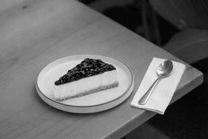 Blueberry Cheese Cake Slice