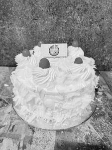 White Forest Cake