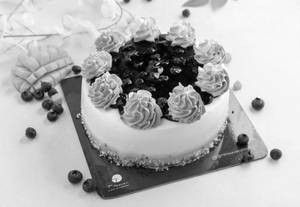 Mango & Blueberry Cake