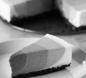 Chocolate cheesecake triple