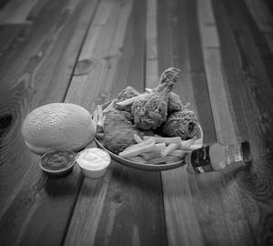 Saudi broasted with fries