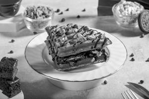 Triple Chocolate Brownie Waffle