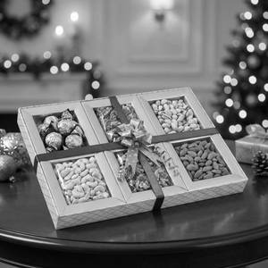 Assorted Dry Fruit Gift Hamper 6 Cavity