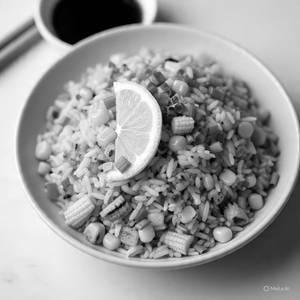 Baby corn fried rice
