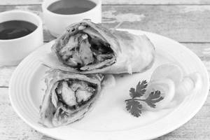 Chicken tikka roll