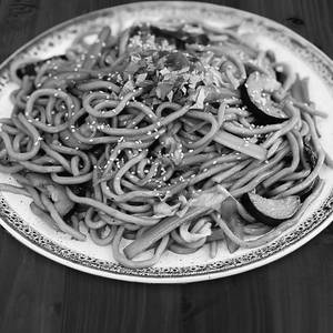 Veg Pan Fried Noodles
