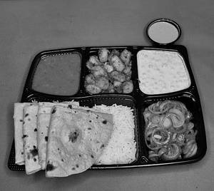 Jeera Aloo & Yellow Dal Tadka Thali
