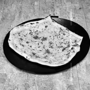 Cheese garlic naan