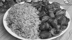 Veg Fried Rice+ 3 Pic Chilli Paneer Gravy