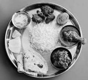 Jeera Rice+ 2Pic Chicken Curry