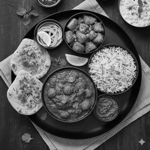 Punjabi Chole Thali