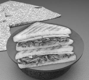Creamy Mushroom Sandwich