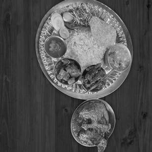 Bengali Mutton Kosha Thali