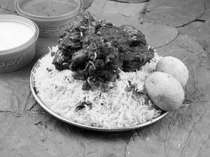 Chicken Fry Piece Biryani - Large