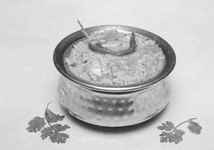 Dal Khichdi with pickle