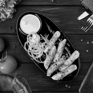 Chicken Gilafi Seekh Kebab