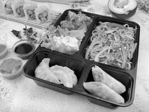 Delight Chilli Garlic Prawn (Prawn & Sushi Bento)