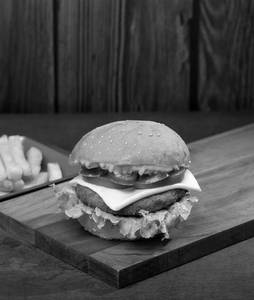 Mexican Aloo Tikki Grilled Burger