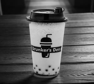 Blueberry boba shake