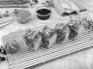 Chicken Katsu Roll With Avocado Salsa Sauce