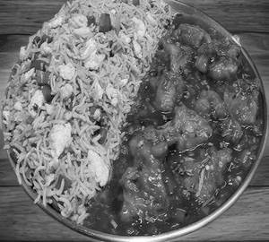 Chicken Manchurian Rice