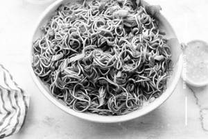 Veg manchurian noodles