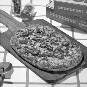 Barbecue Veg Pizza.