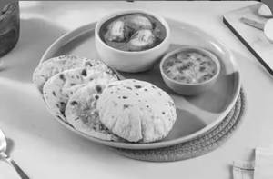 Aloo Palak Everyday Thali