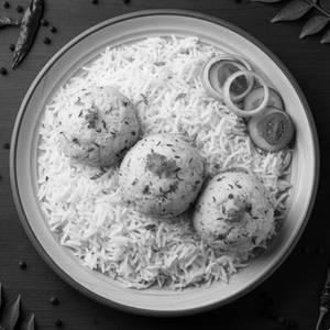 Aloo Chokha Rice Meal