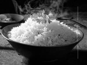 Steamed rice