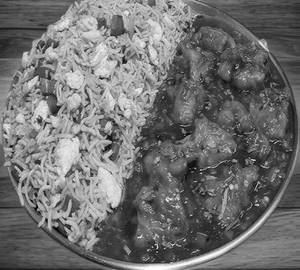 Egg   Manchurian Rice